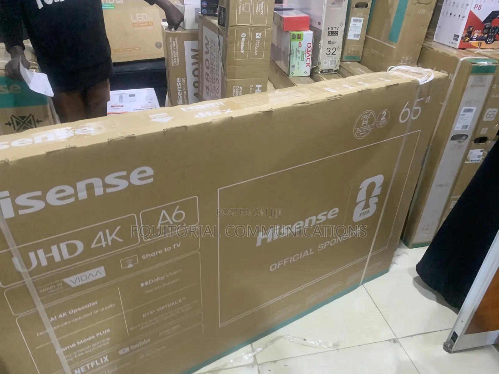 Hisense 65A6Q Smart TV – 65" Superior Large-Screen Viewing