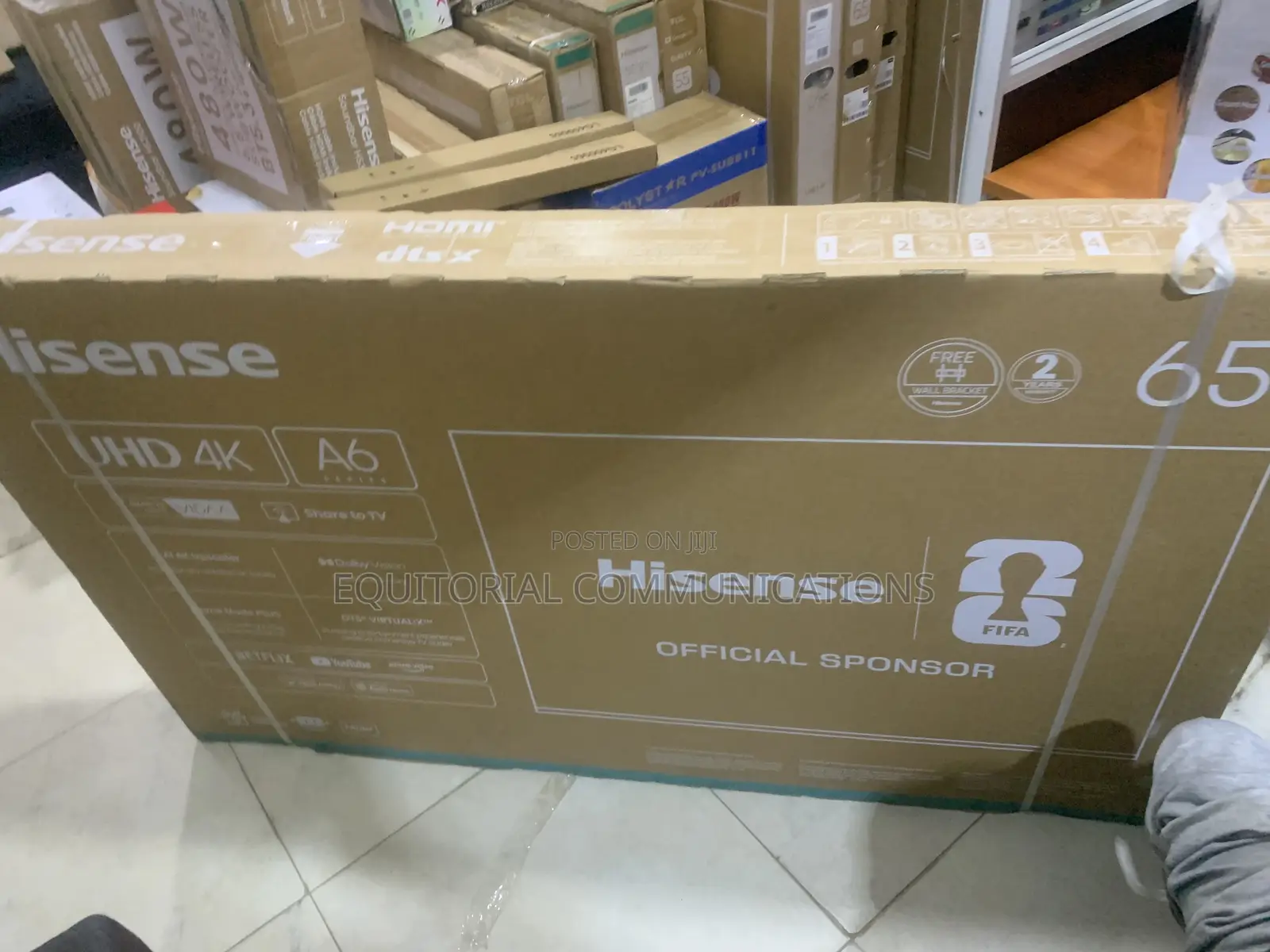 Hisense 65A6Q Smart TV – 65" Superior Large-Screen Viewing