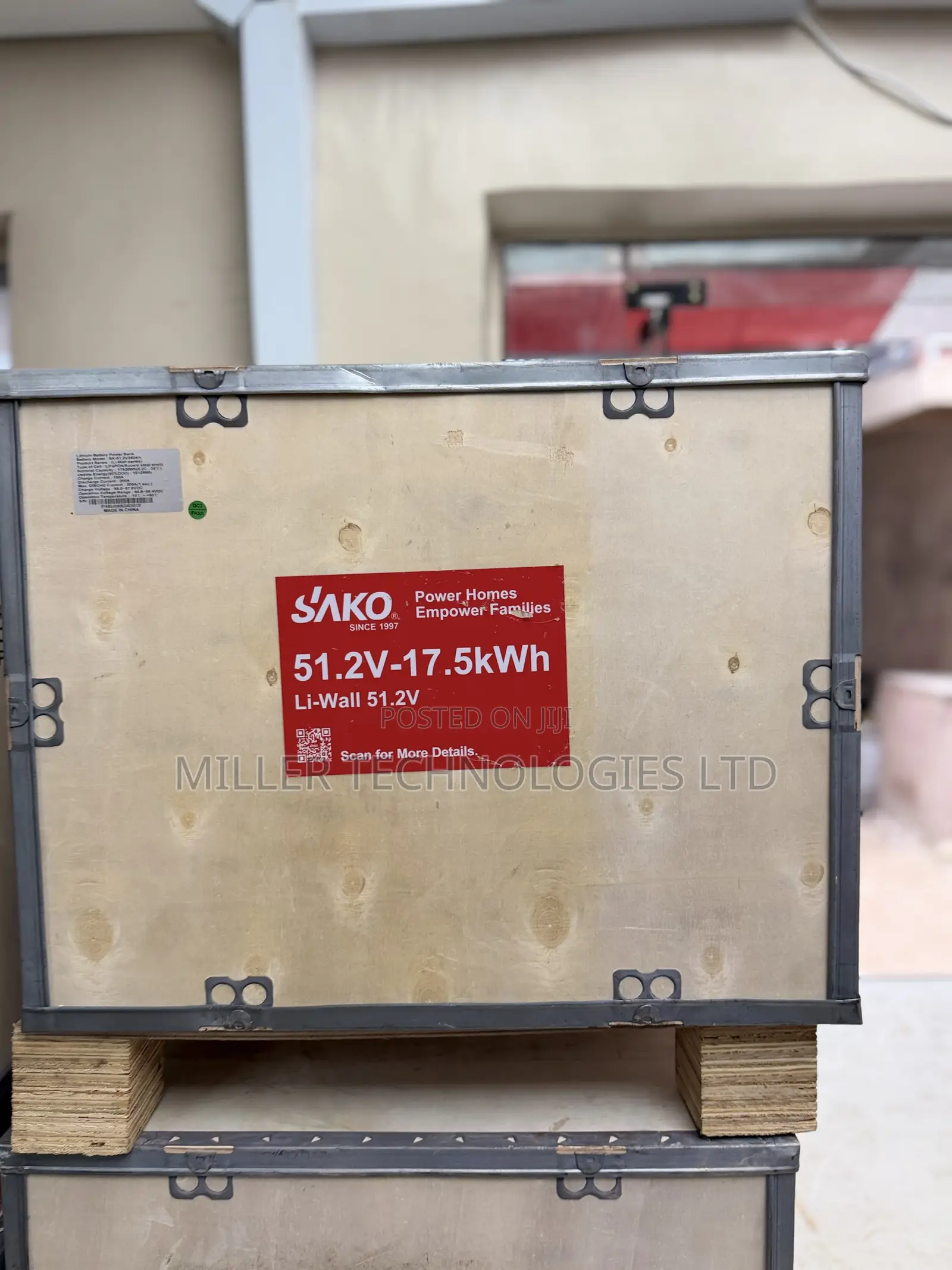 SAKO 17.5kWh Lithium Energy Storage Battery – Li-Wall Series