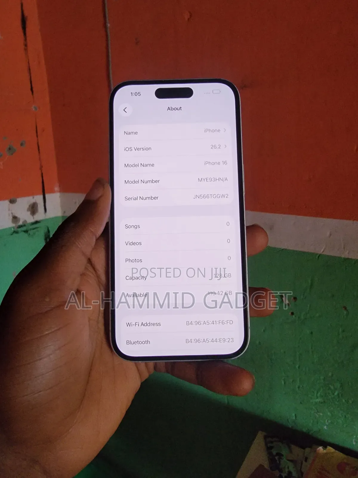 Apple iPhone 16 128 GB White