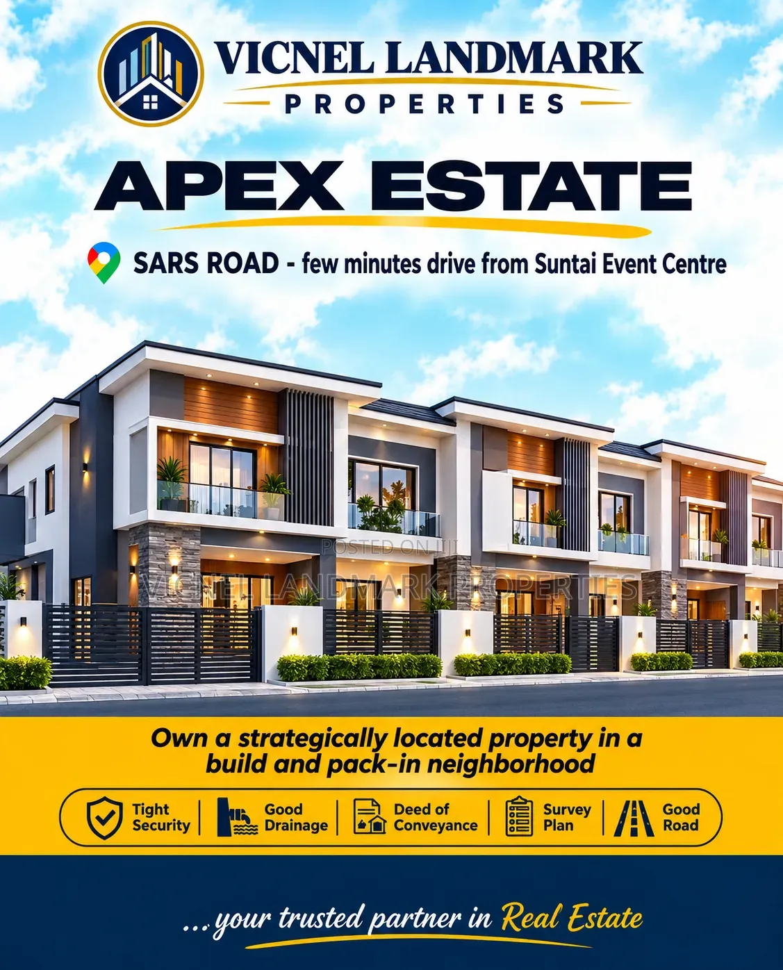 Apex Estates 1, Sars Road, Portharcourt, Close to Suntai Event Centre