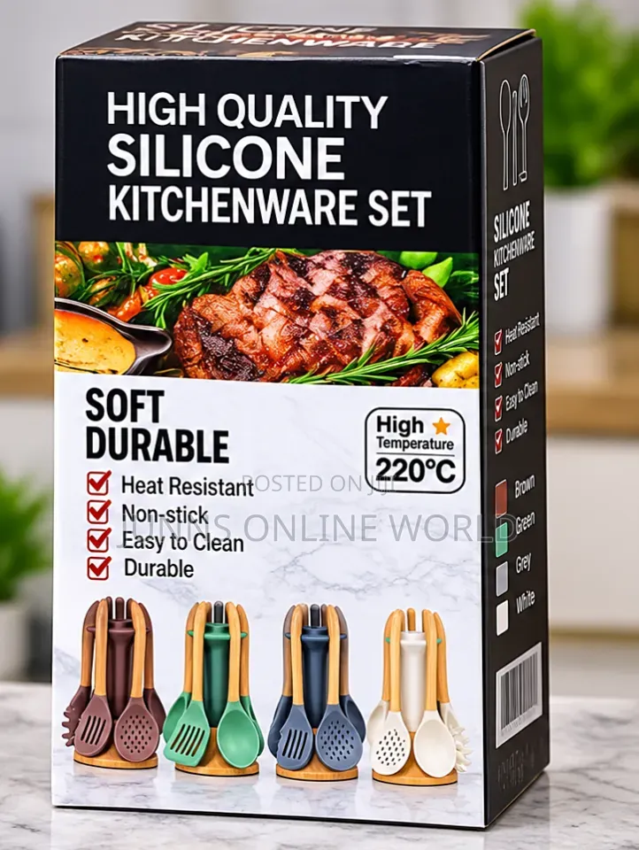 6pcs Silicone Spoon Set