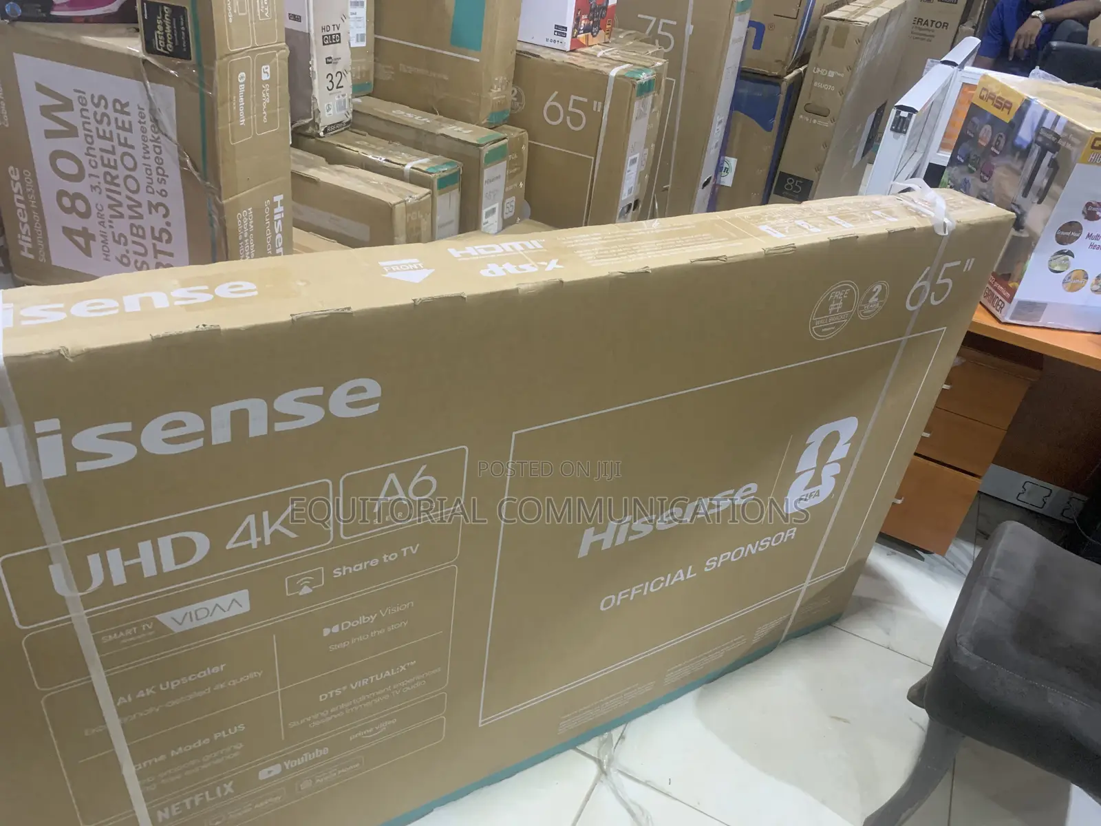 Hisense 65" Smart TV – Clarity for Every Scene