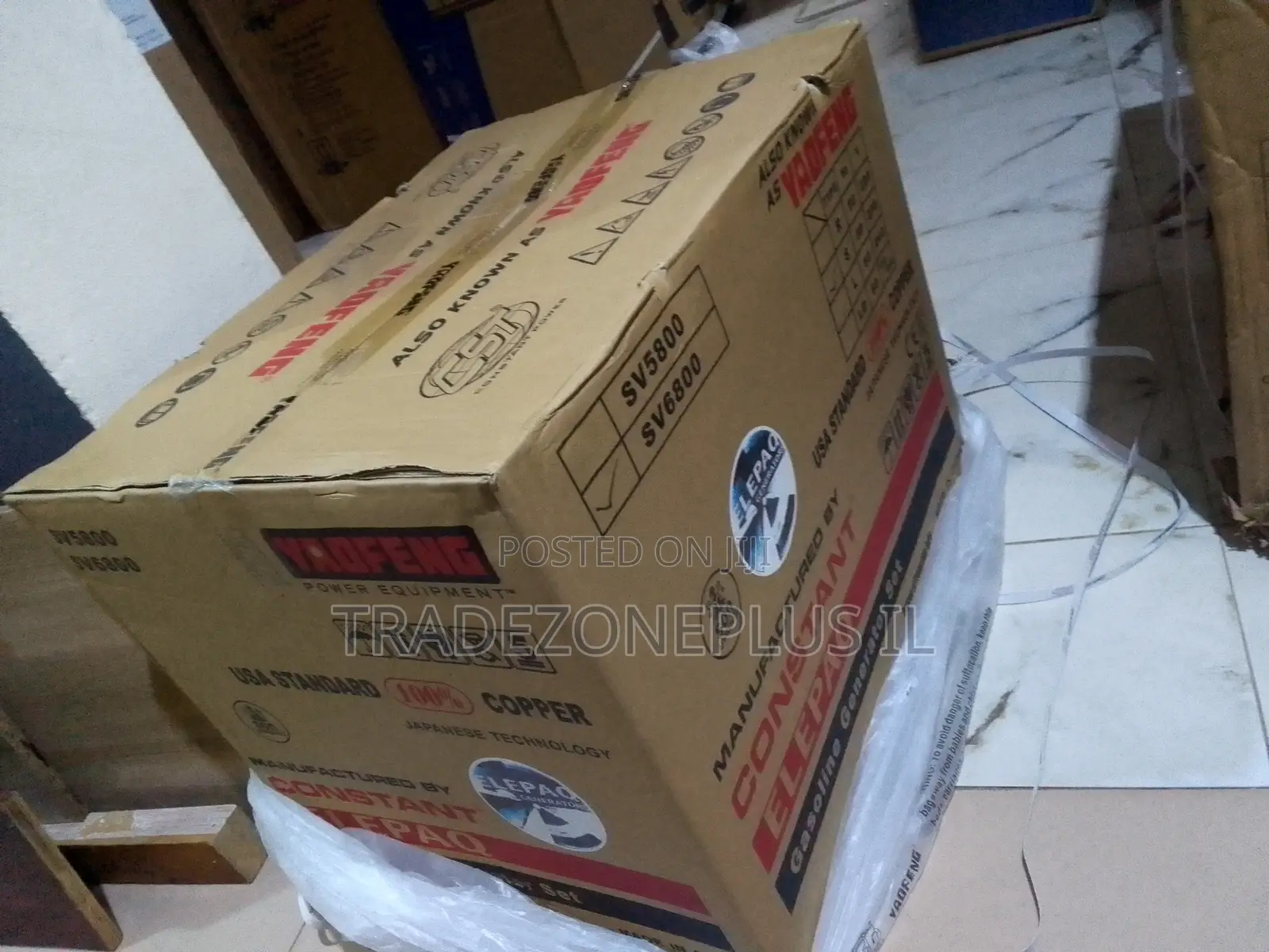 Buy Elepaq 4.5KVA SV6800 Copper Generator