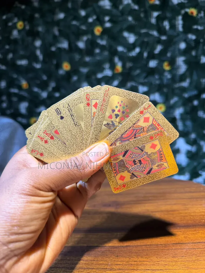 Generic Gold Foil Playing Cards Set.