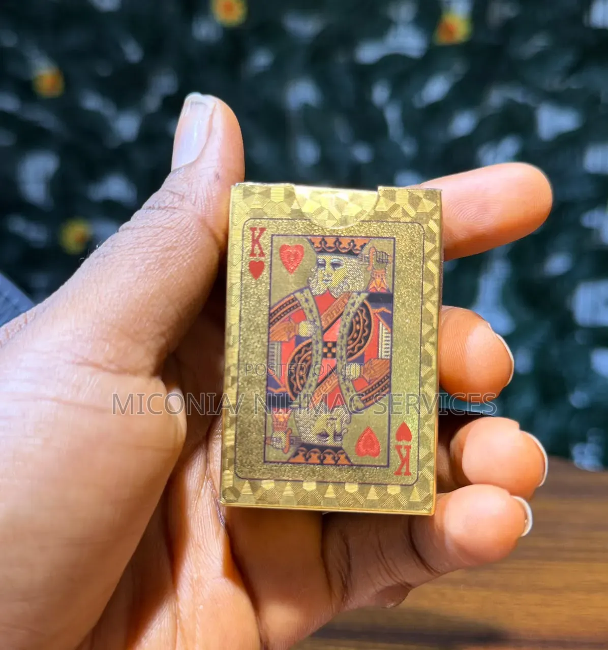 Generic Gold Foil Playing Cards Set.