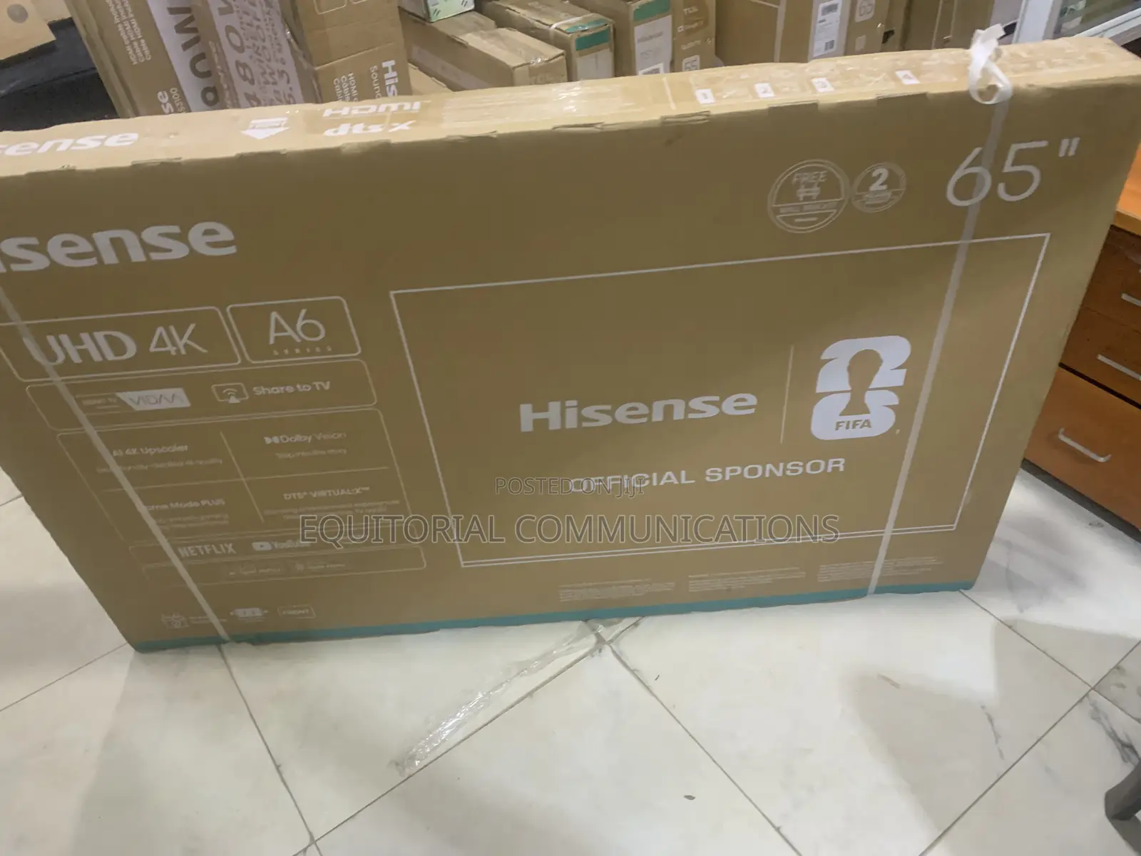 Hisense 65" TV – Immersive Sports Movie Viewing