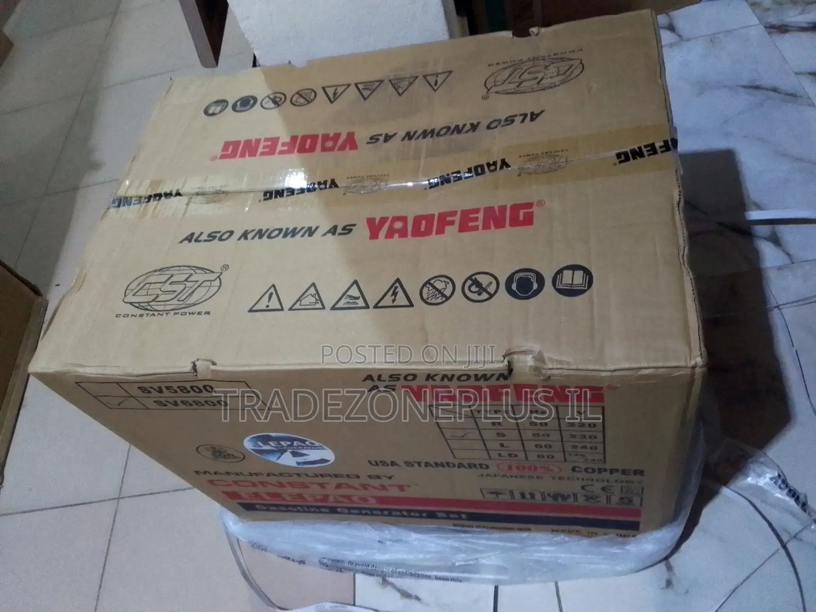 SV6800 4.5KVA Elepaq Generator With Pure Copper Coil