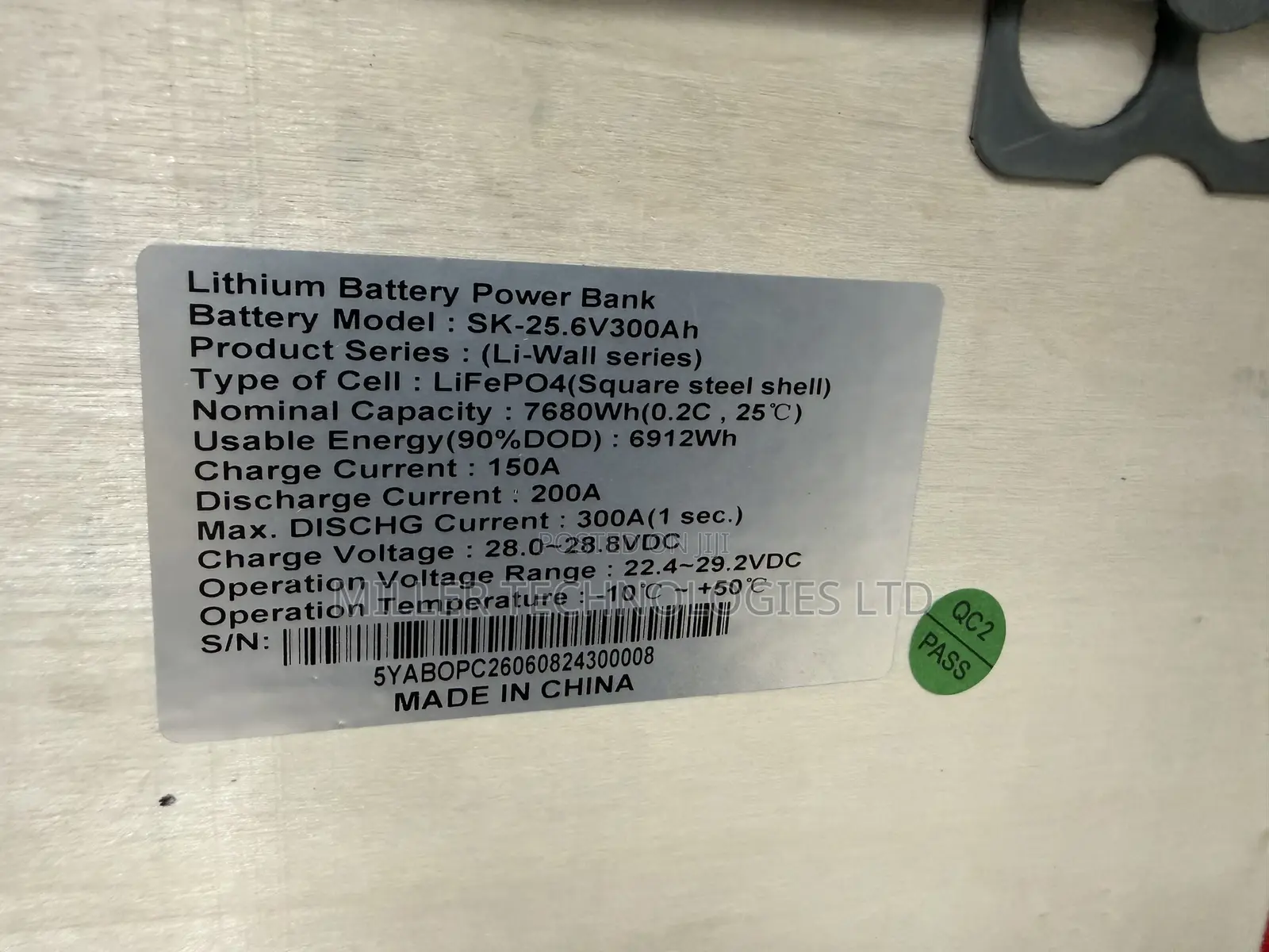 7.6kWh SAKO Lithium Battery 24V – Li-Wall Series