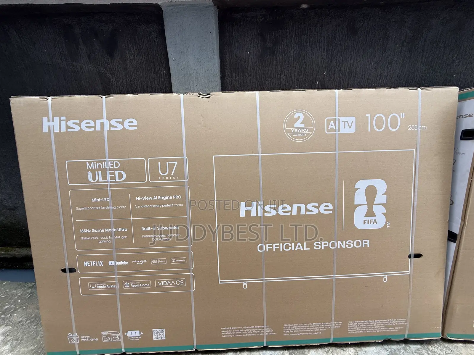 Hisense TV Miniled Uled 100u7q