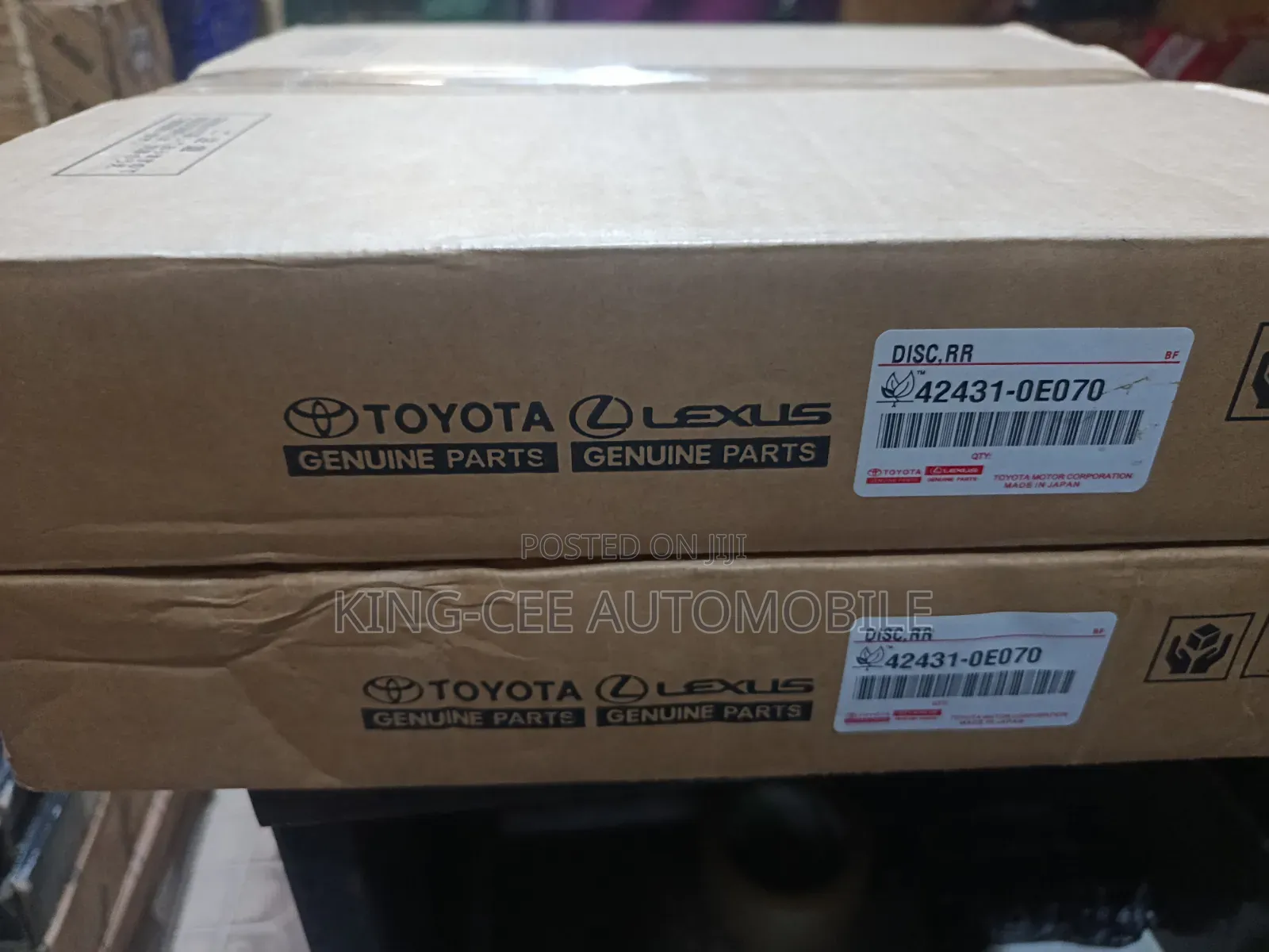 Original Rear Brake Disc Toyota Highlander 2020-2026, Rx350 2023-2026