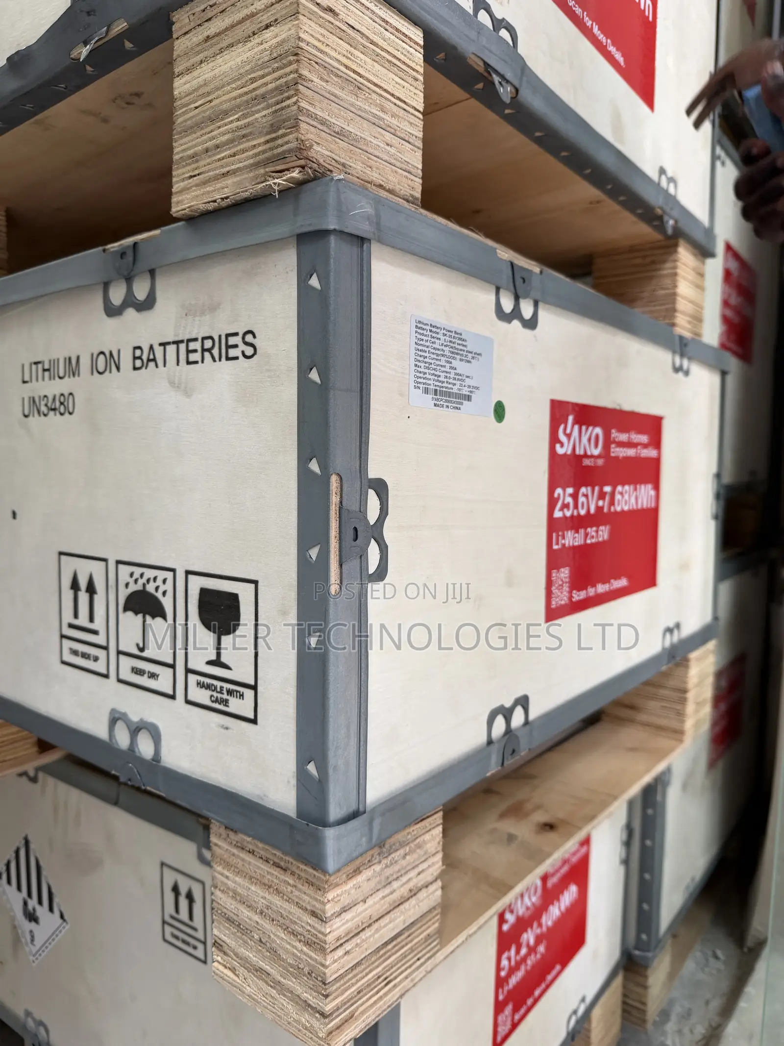 Original SAKO 7.6kWh 24V Li-Wall Lithium Battery