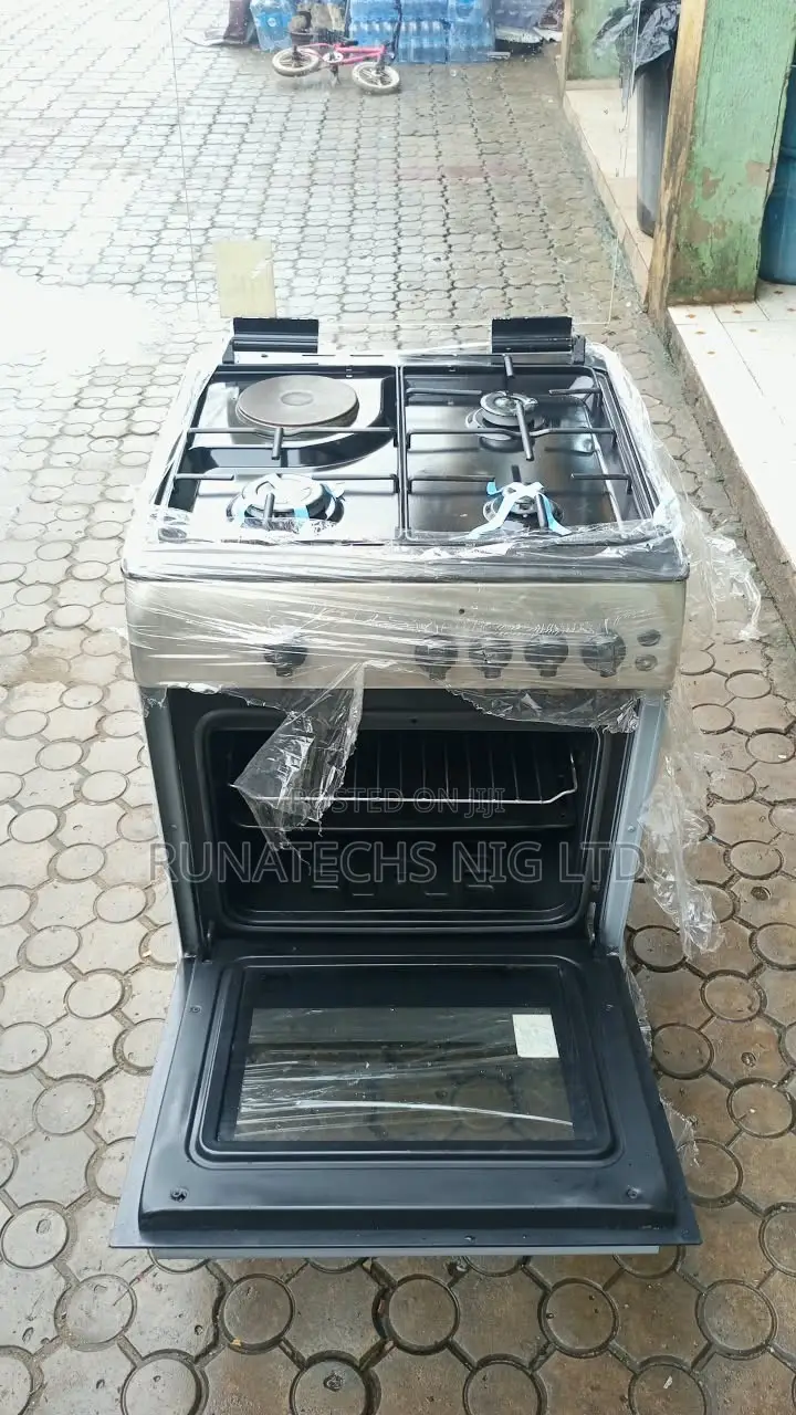 Maxi 60x65 Standing Gas Electric Cooker With Griller and Oven Neat