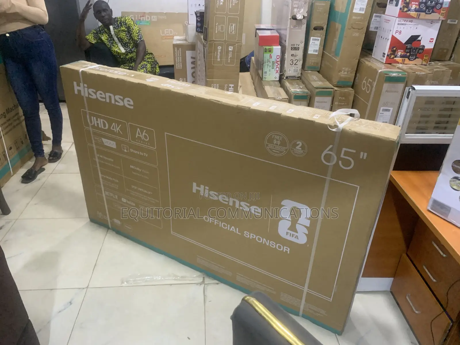 Hisense 65A6Q 65" TV – Brilliant Colours Sharp Details