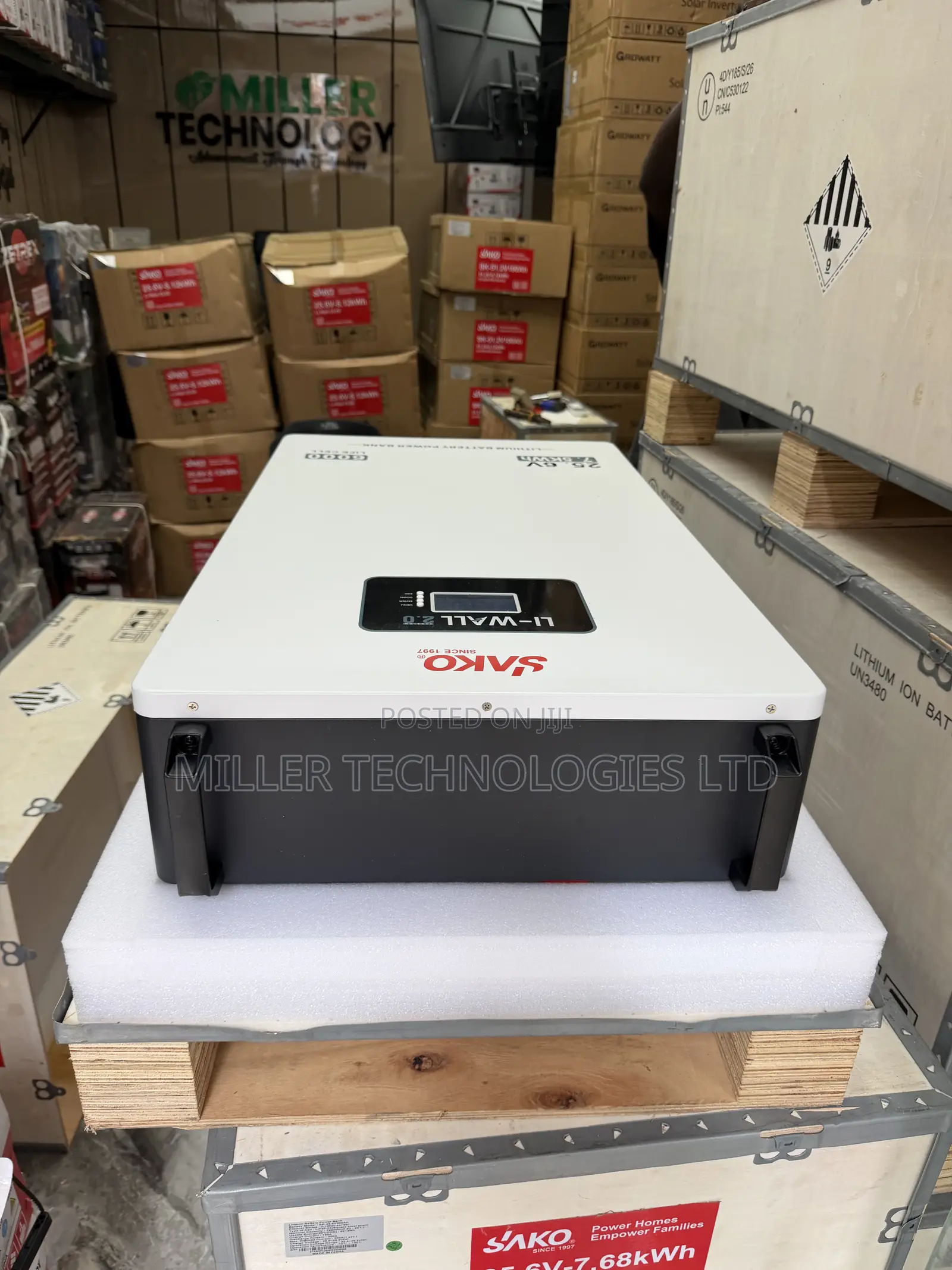 7.6kWh 24V SAKO Li-Wall Lithium Power Backup Battery