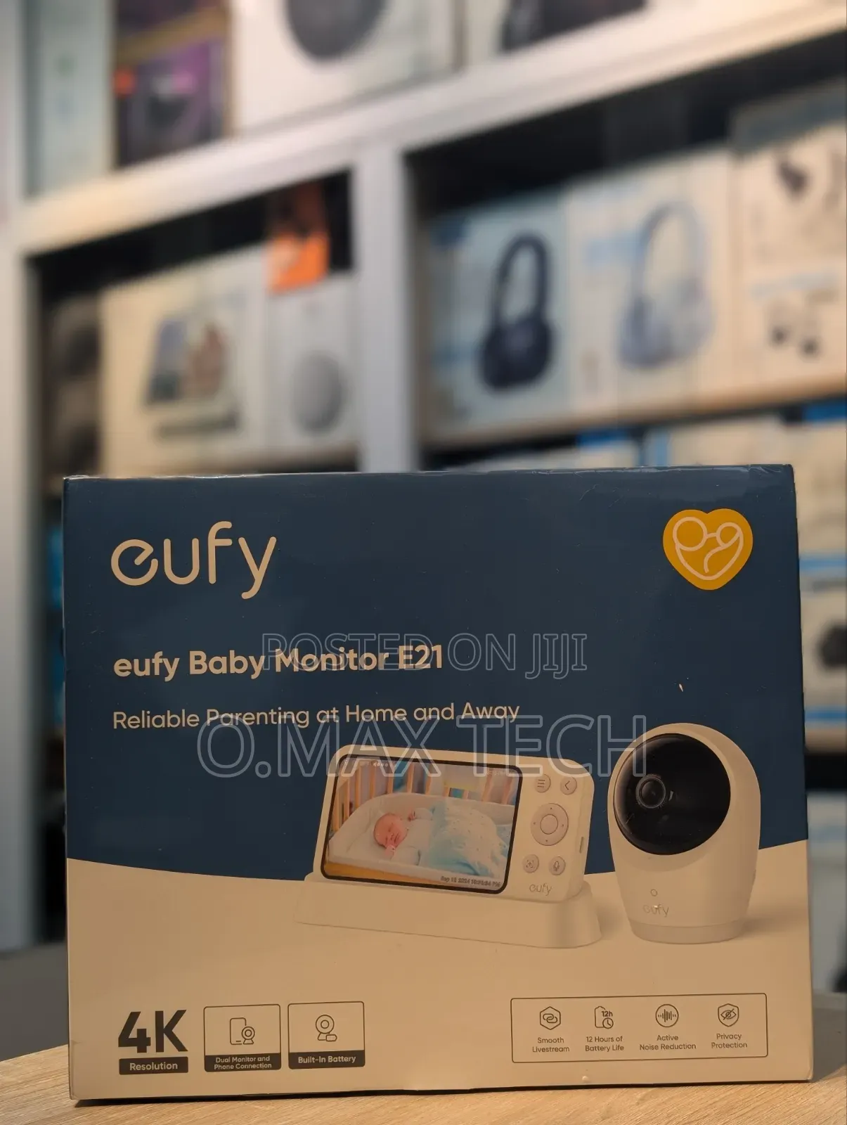 Eufy Baby Monitor E21 Hybrid UHD Smart Video Baby Monitor