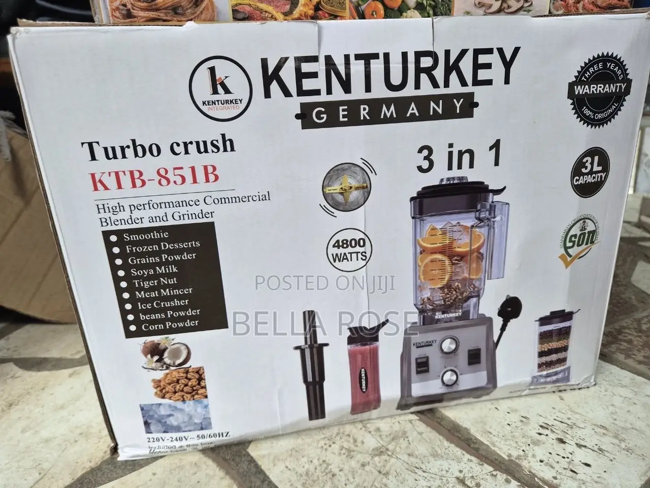 Kentucky Turbo Crush Blender 3 in 1
