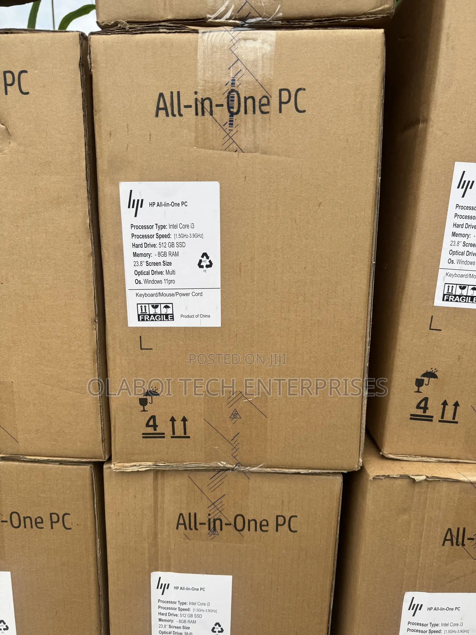 New Desktop Computer HP EliteDesk 800 G3 8GB Intel Core i3 SSD 512GB