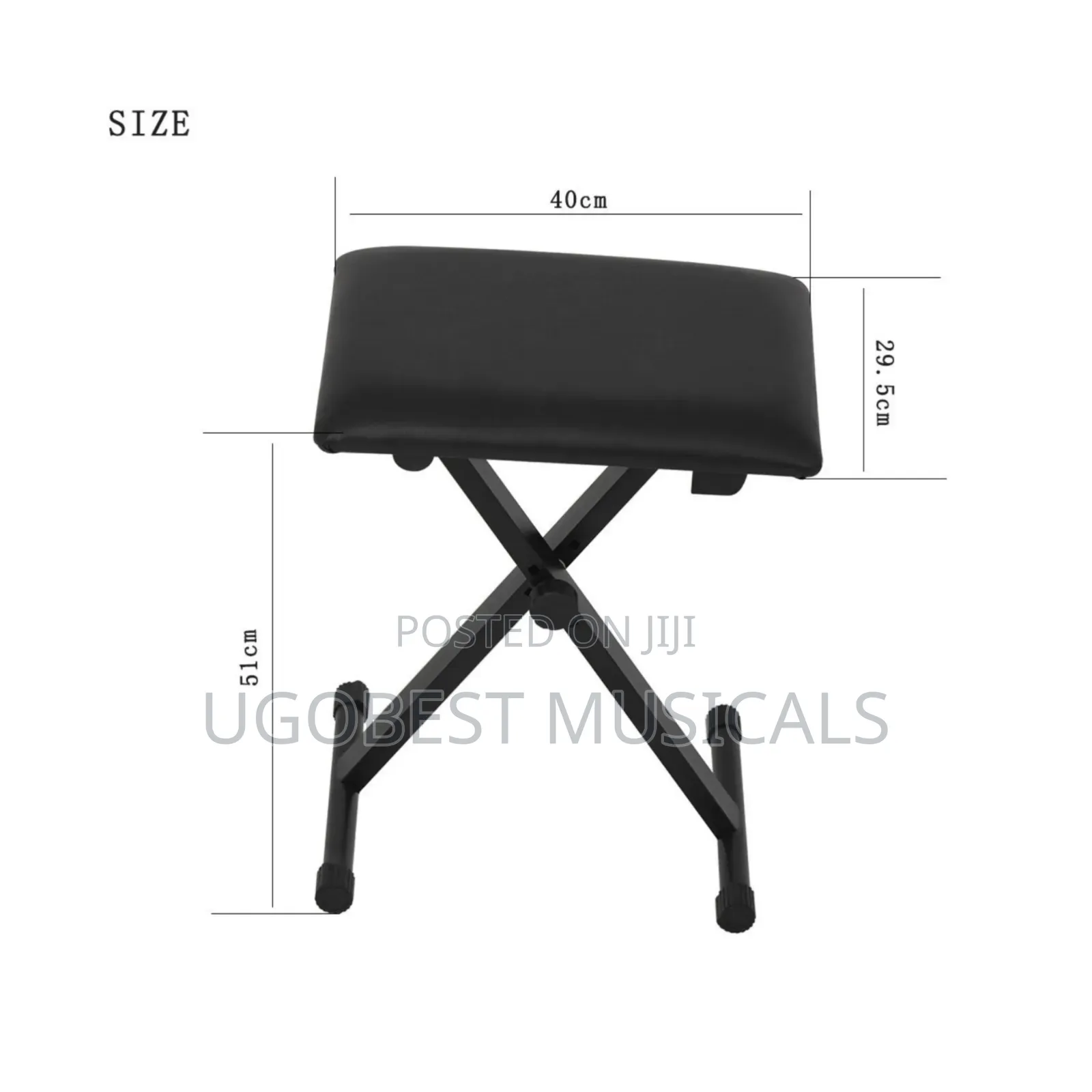 Adjustable X-Style Piano / Keyboard Bench