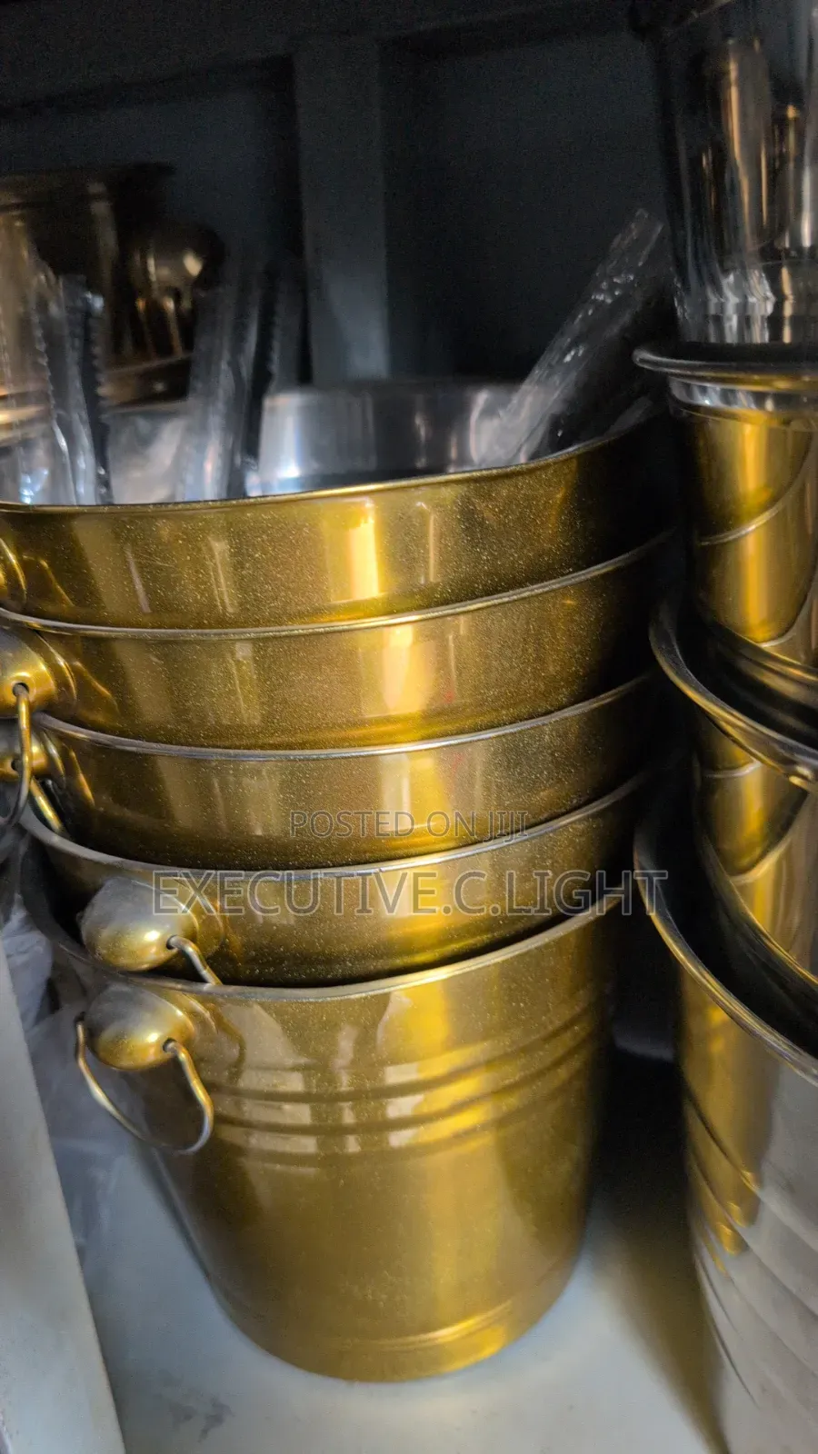 Steel Ice Buckets