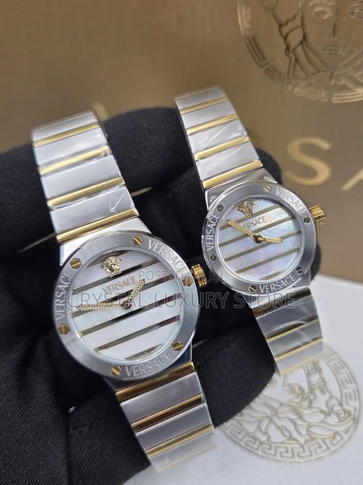 Versace Quality Luxury Ladies Chain Strap Wristwatch