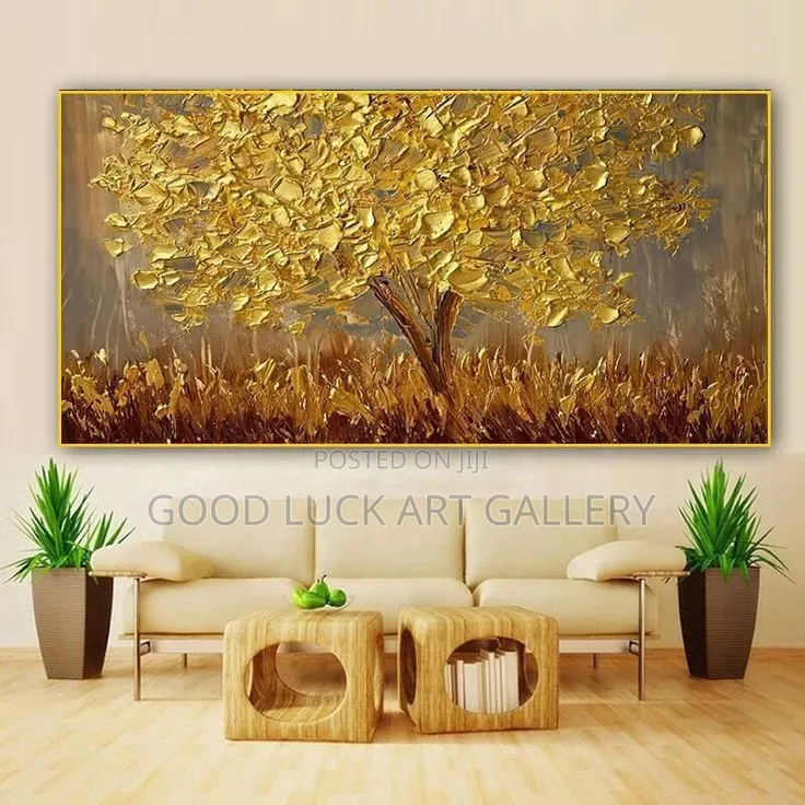 Golden Money Tree Art