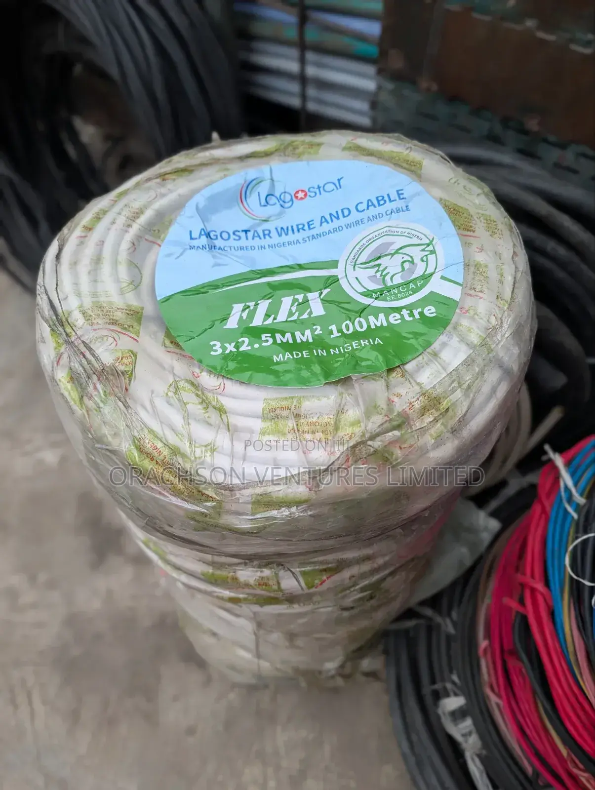 Nigerian 2.5mx3core Flexible Roll 100meters