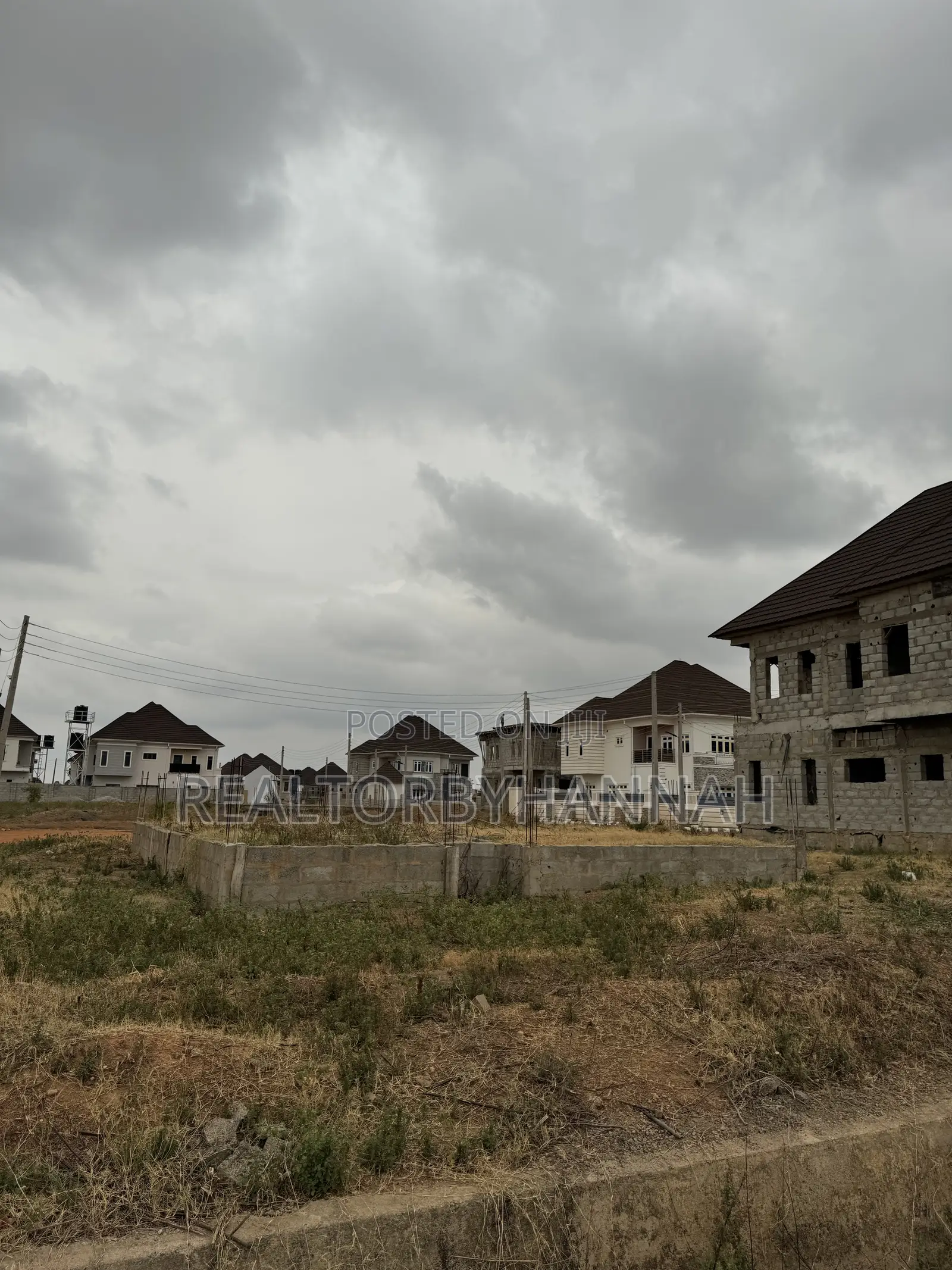 300sqm Estate Plot of 3 Bedroom Semi Detached Duplex With Bq for Sale