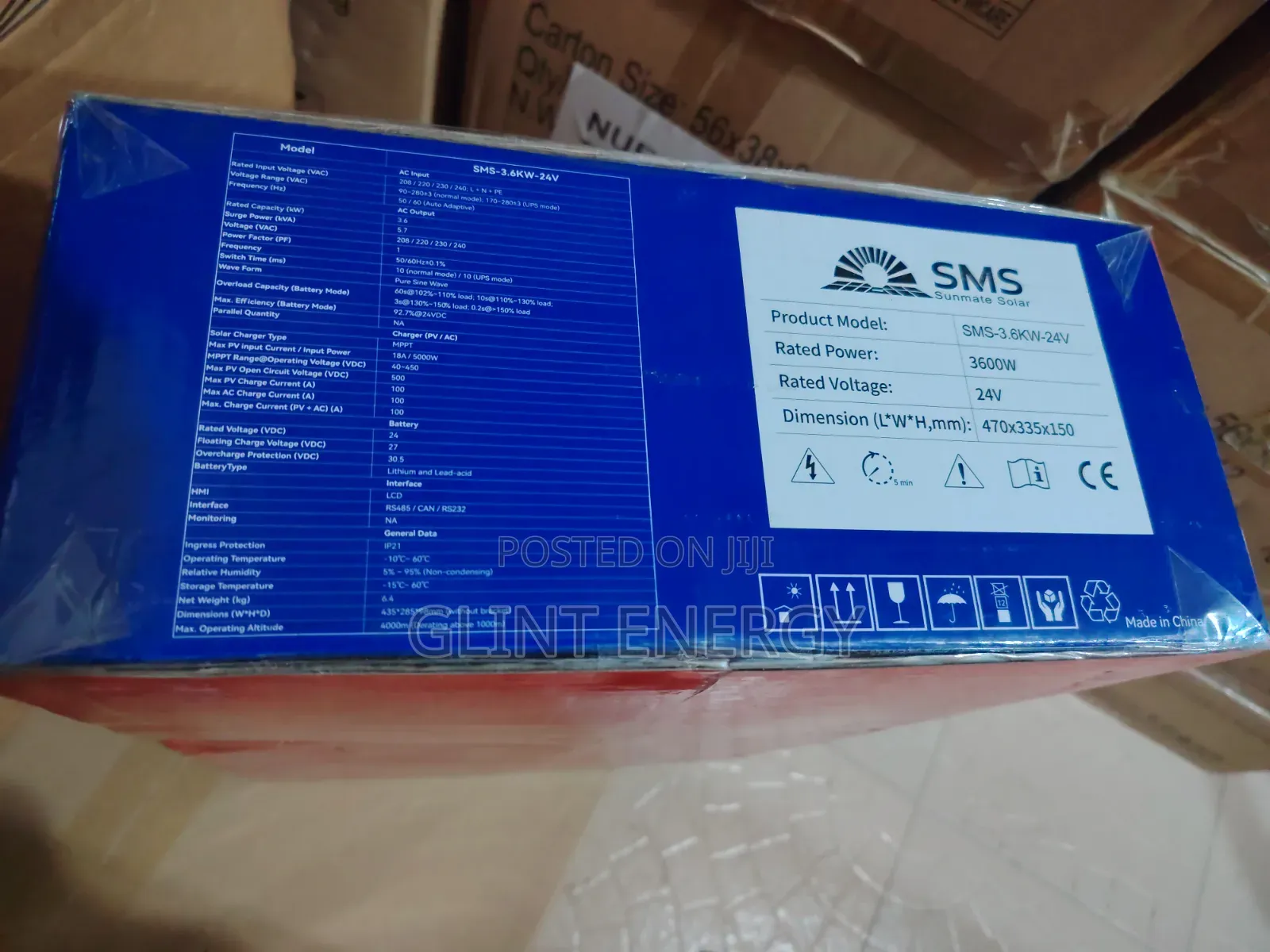 3.6kva 24v SMS Hybrid Inverter