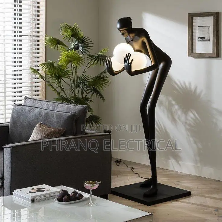 Nordic Creative Humanoid Art Sculpture Floor Lamp