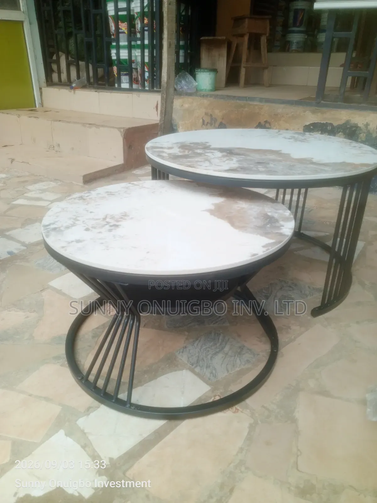 2+1 Center Table Coffee Table Marble Top