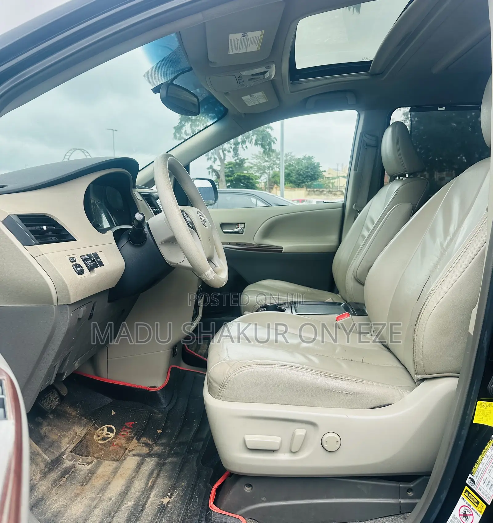 Toyota Sienna XLE 7 Passenger Mobility 2012 Black