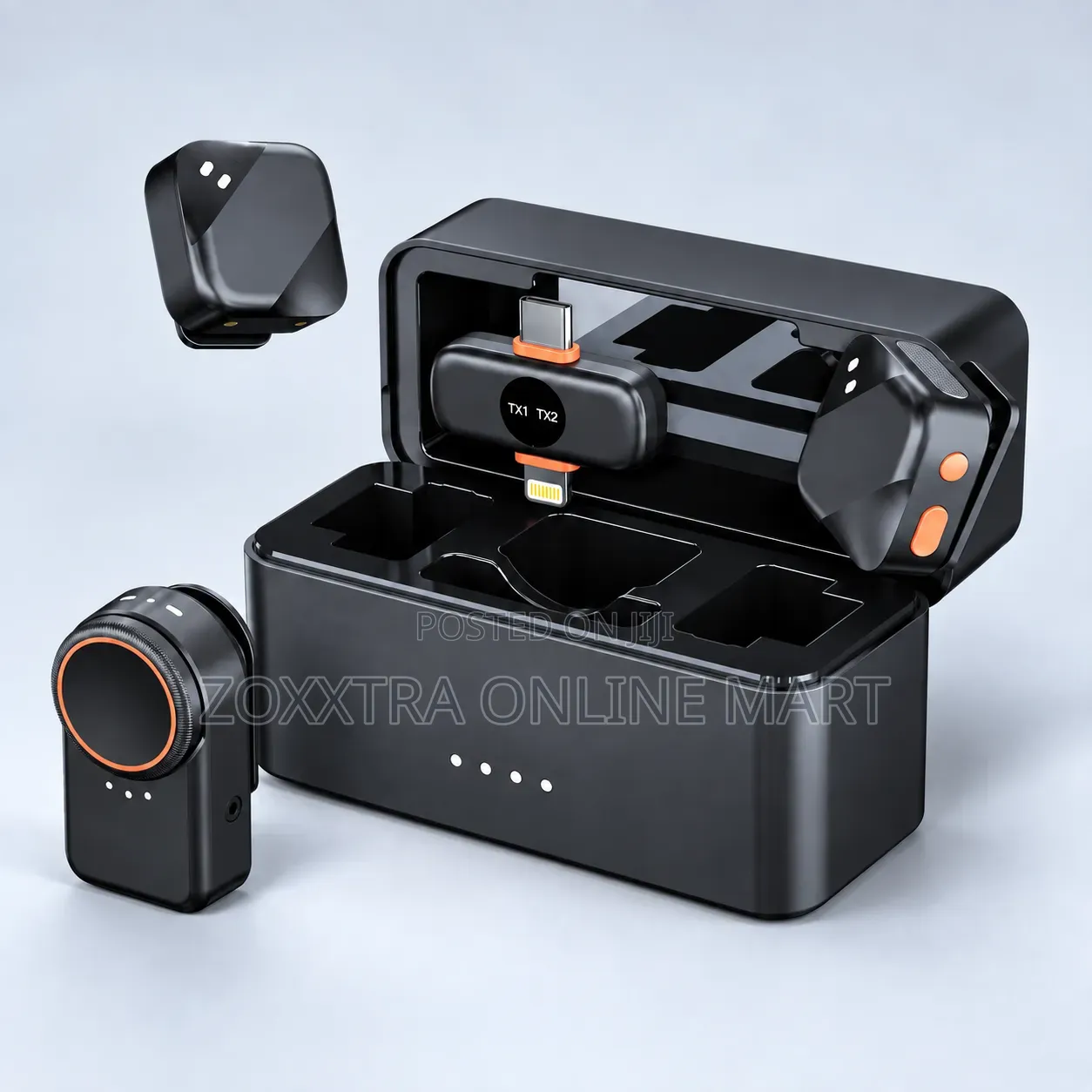 Dual Wireless Lavalier Microphone Set