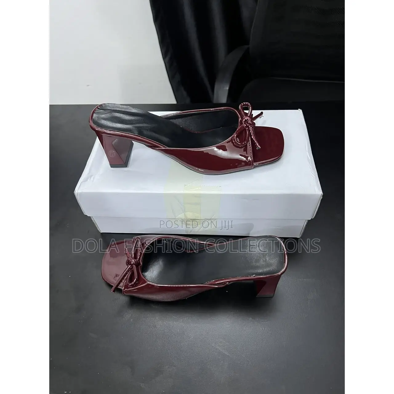 Elegant Bow Detail Mid-Heel Slide Sandals for Women