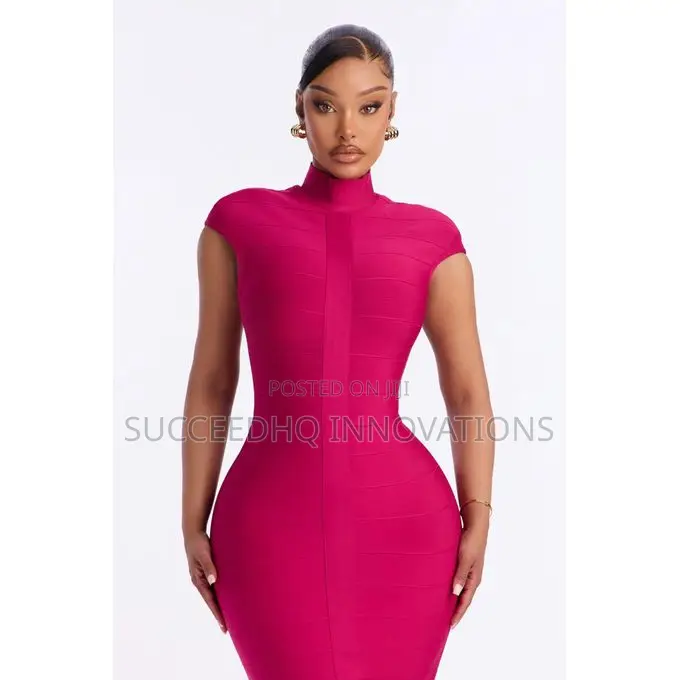 Moxie Cap Sleeve Bandage Maxi Dress