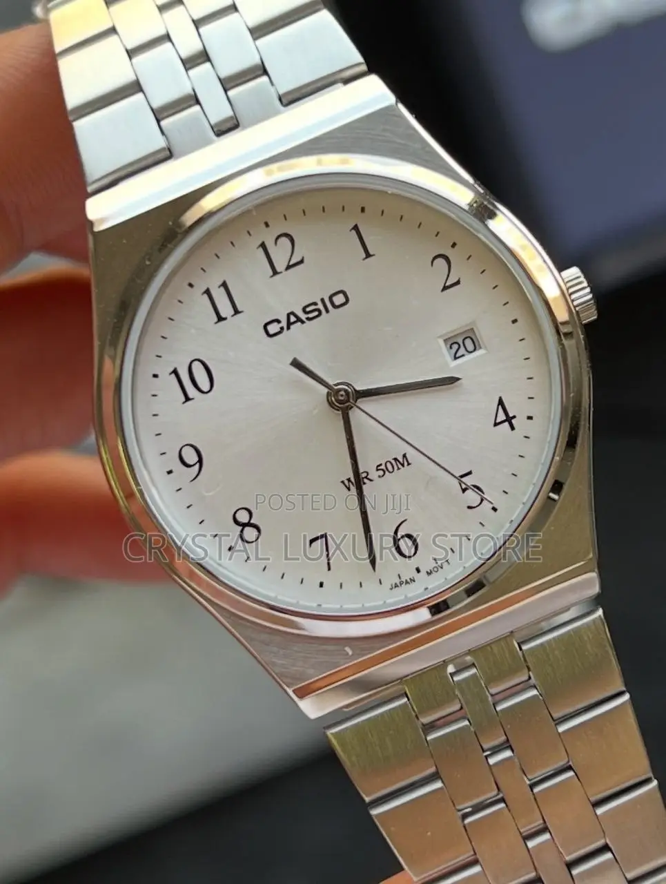 Casio Quality Luxury Men Chain Strap Wristwatch
