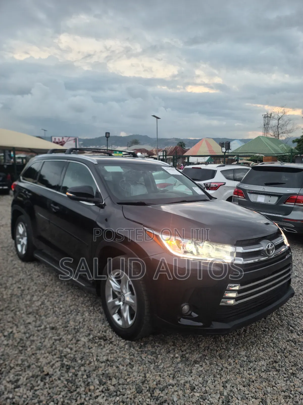 Toyota Highlander Limited Platinum 4x4 V6 (3.5L 6cyl 8A) 2017 Black