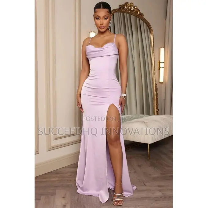 Be Your Girl Satin Maxi Dress