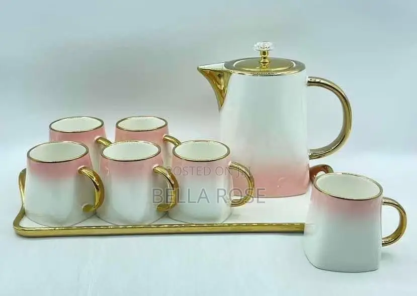 Luxury Tea Pot and Cup With Tray