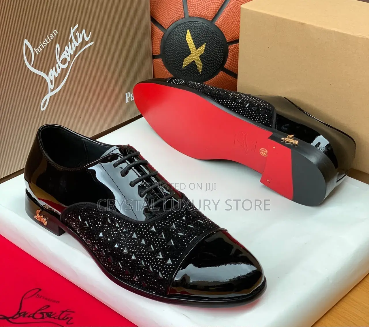 Christian Louboutin Quality Luxury Men Cooperate Shoe