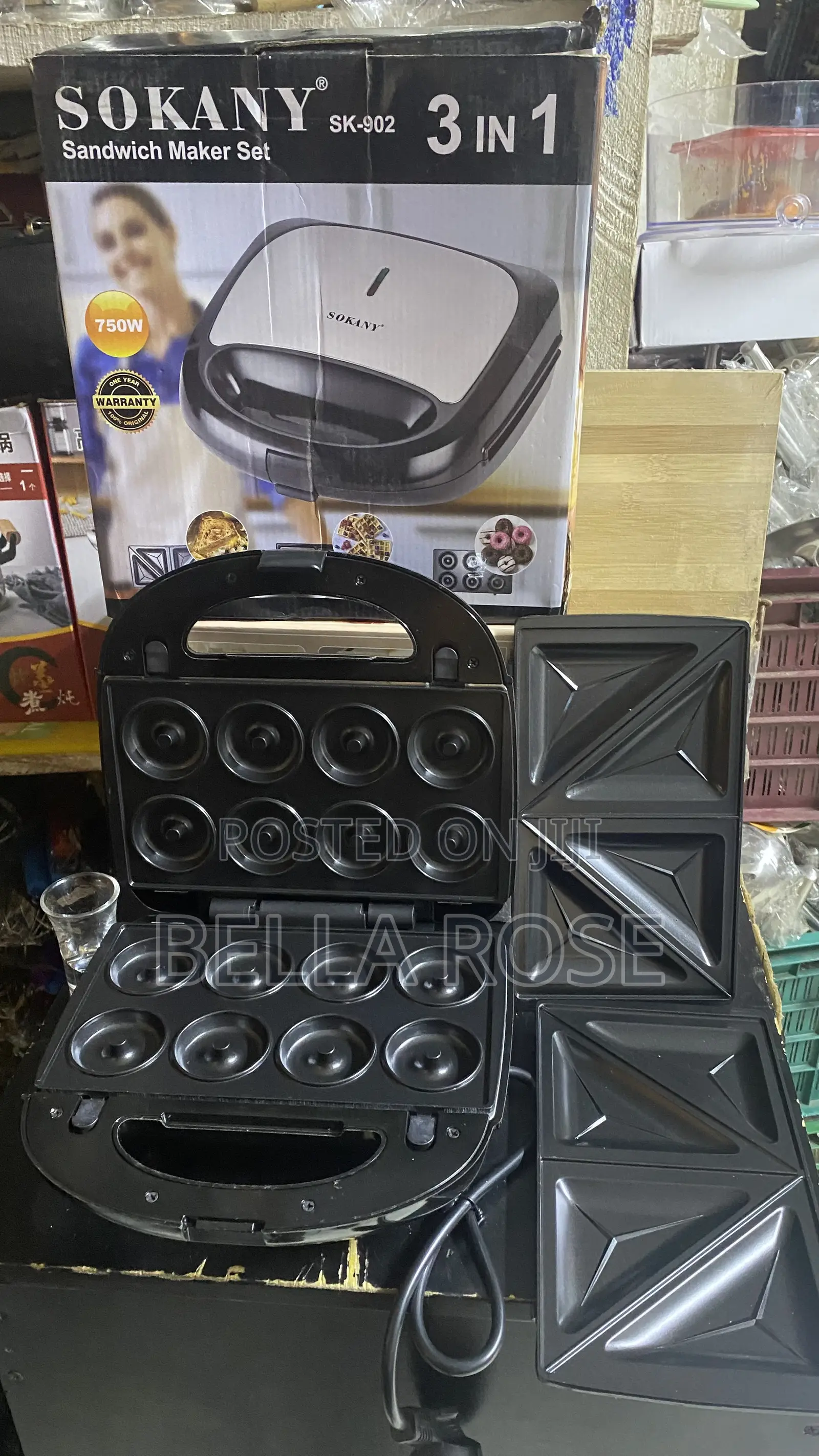 SOKANY 3in1 Sandwich Maker Set