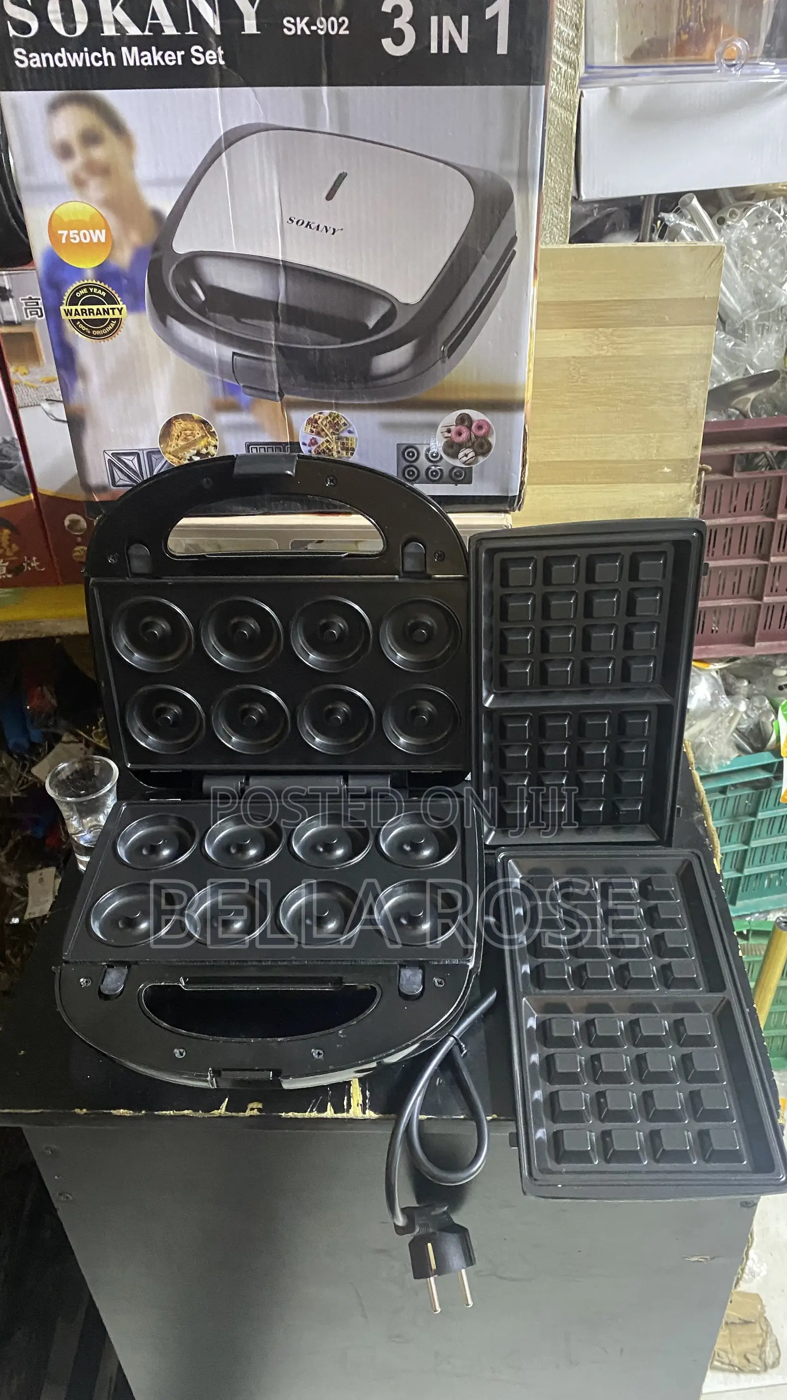 SOKANY 3in1 Sandwich Maker Set
