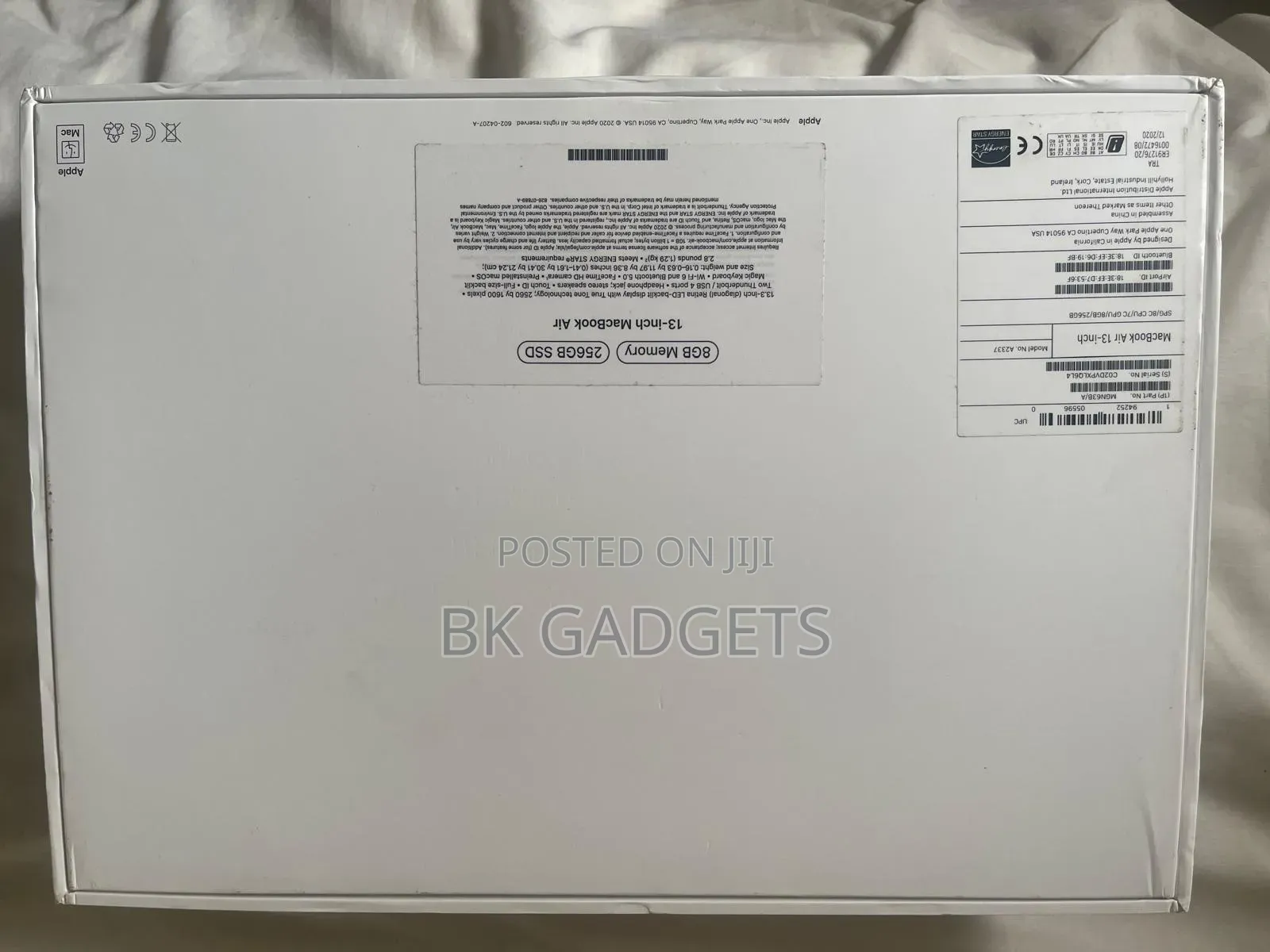 Laptop Apple MacBook Air 2020 M1 8GB Apple M1 SSD 256GB