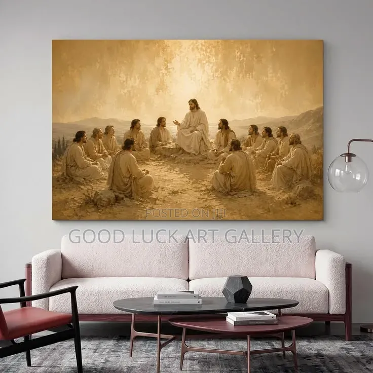 Christ Teaches Canvas