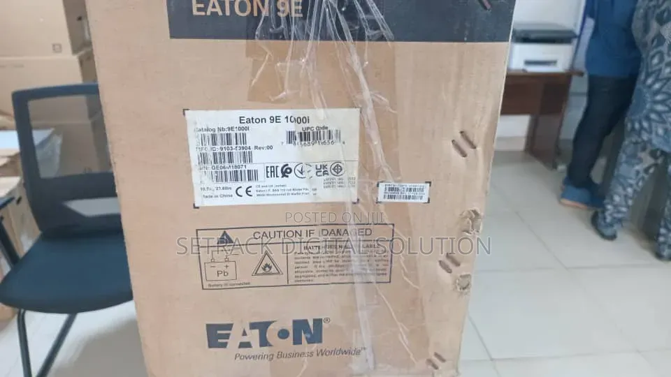 Eaton 9E 1kVA Online UPS, 1000 VA / 800 W, Input: C14, Output: (4)