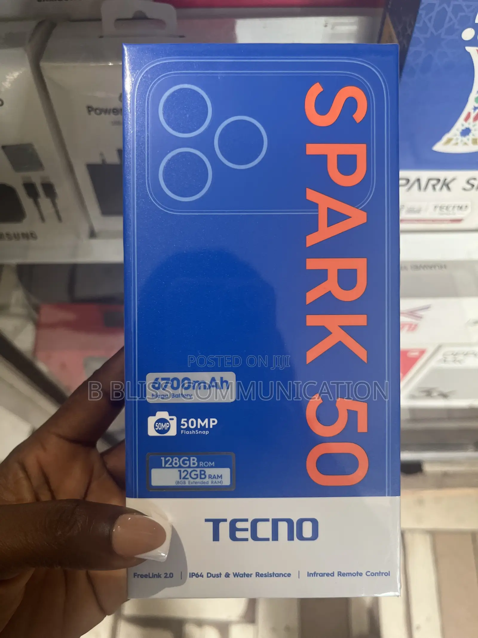 New Tecno Spark 50 128 GB Blue