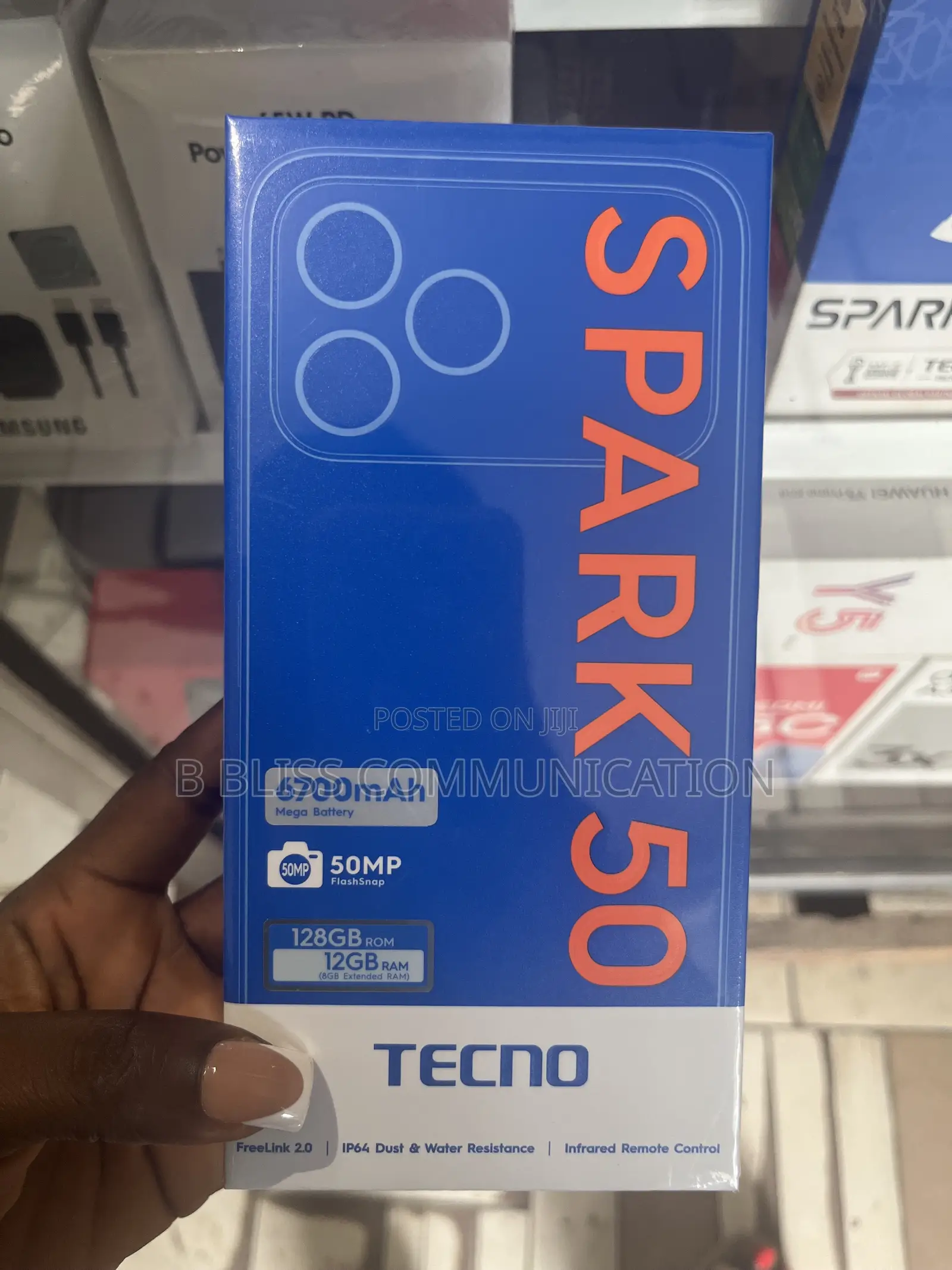 New Tecno Spark 50 128 GB Blue