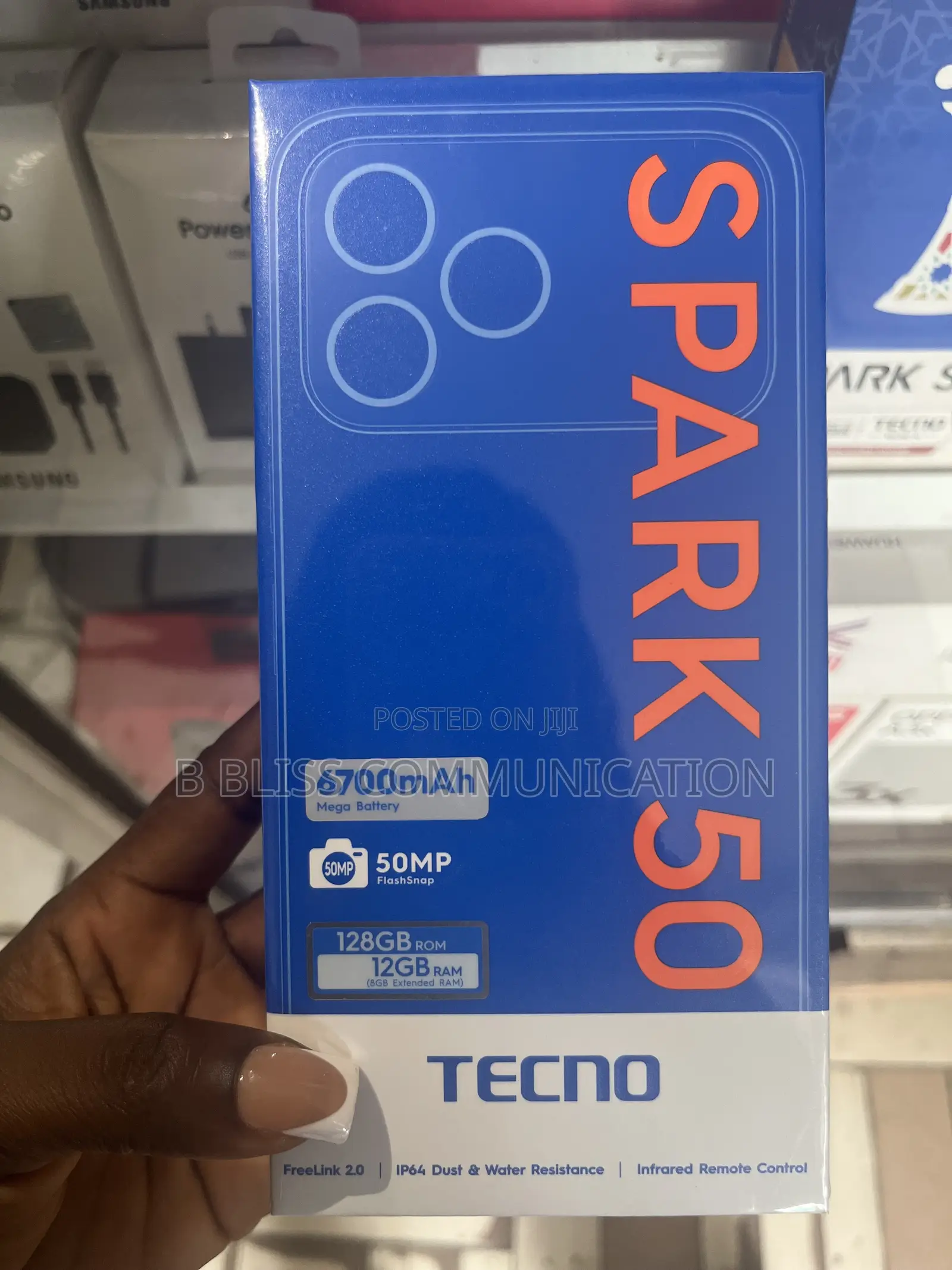 New Tecno Spark 50 128 GB Blue