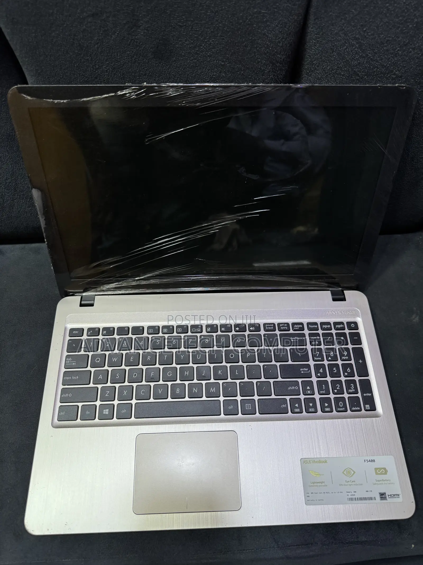 Laptop Asus F542UA 8GB AMD A6 HDD 500GB