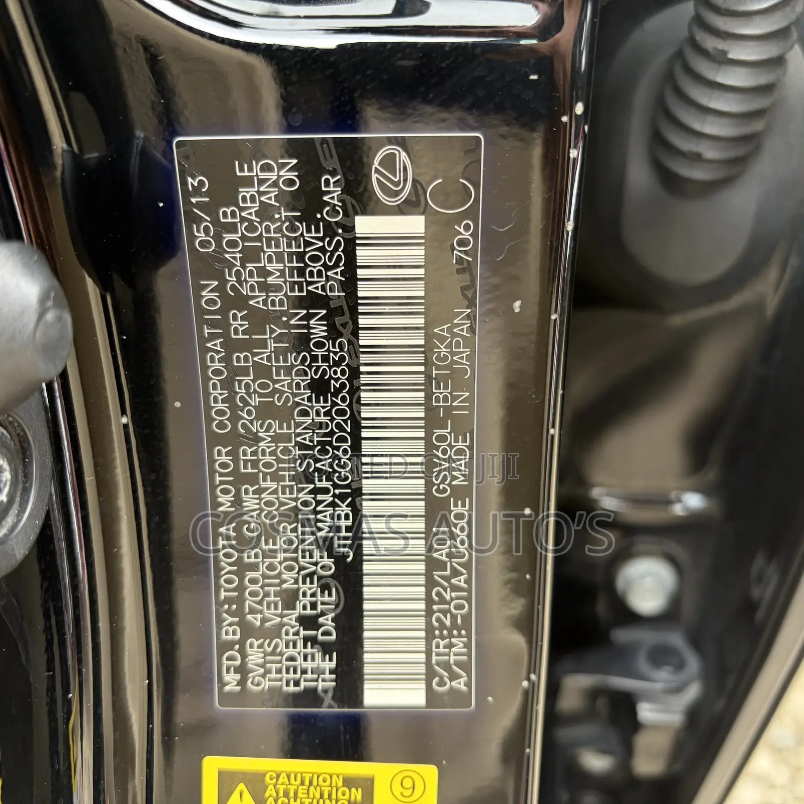 Lexus ES 350 FWD 2013 Black